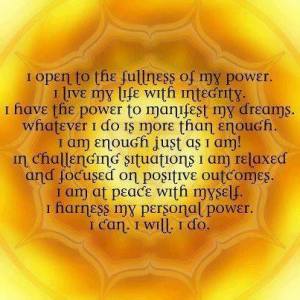 Indigo Child Today's Mantra