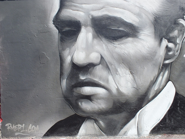 Marlon Brando by the artist Rmer Photo by DIFF GRAFF