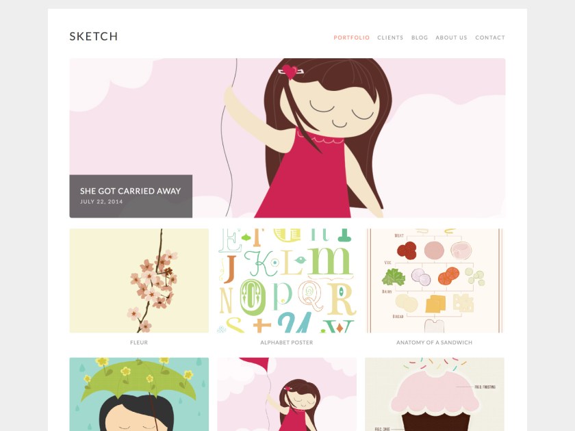 Sketch WordPress Theme