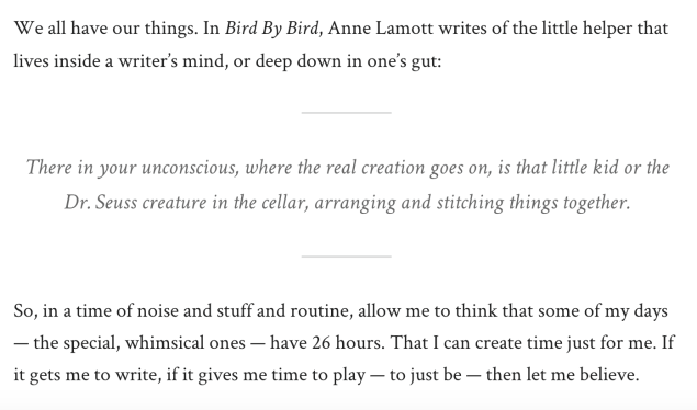 Radcliffe blockquote