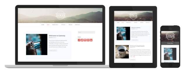 Gateway has a responsive design