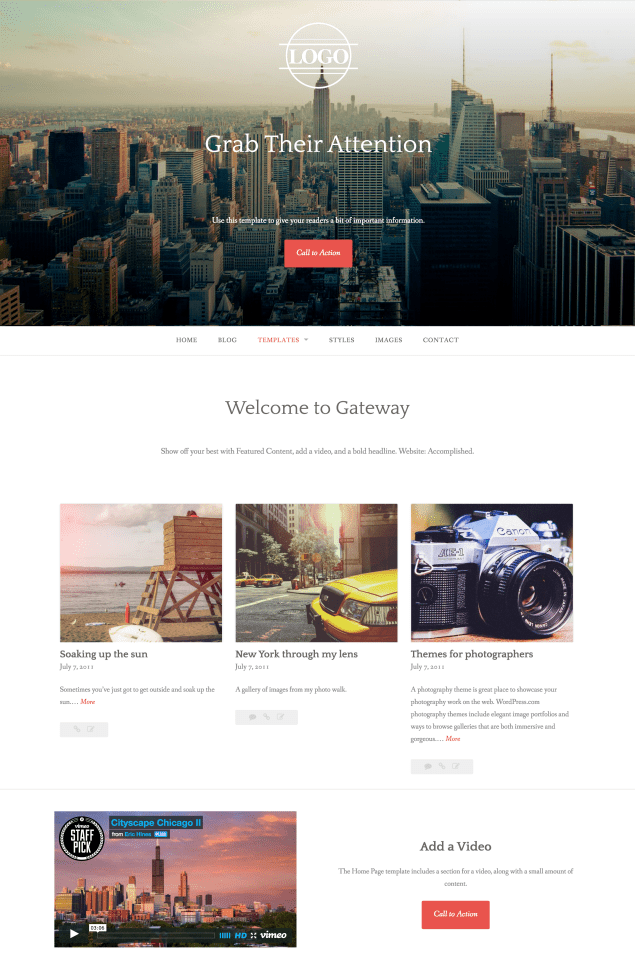 Gateway WordPress Theme